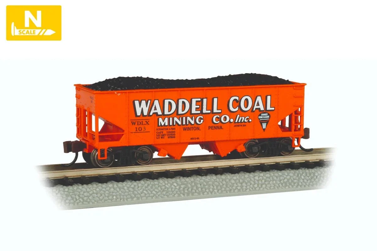 N Bachmann Waddell Coal #103 - USRA 55 Ton 2 Bay Hopper 19561