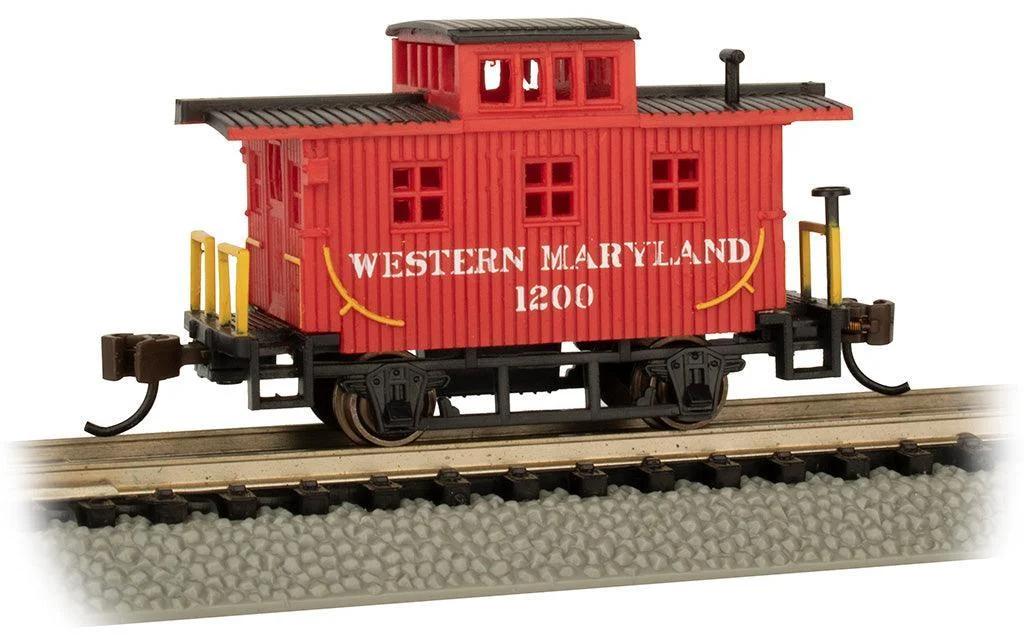 N Bachmann Western Maryland #1200 - Old Time Bobber Caboose 15755