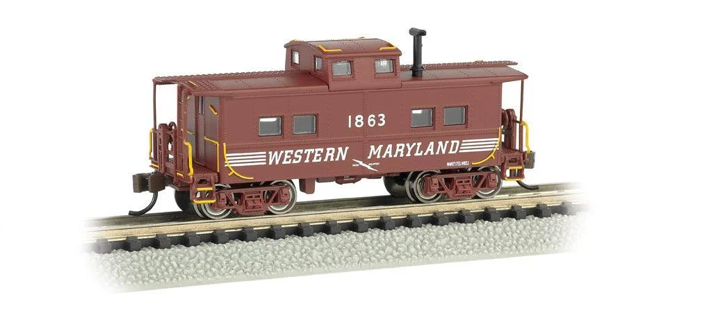N Bachmann Western Maryland #1863 - Northeast Steel Caboose 16859