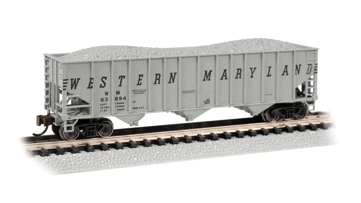 N Bachmann Western Maryland #63894 - Beth Steel 100 Ton Hopper 18757
