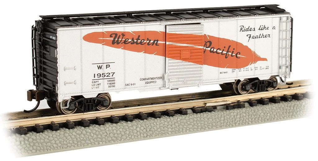 N Bachmann Western Pacific - AAR 40' Steel Boxcar 17062