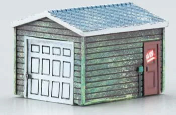 N IMEX X1011 Single Car Garage 6360 - IMEX Model Co.