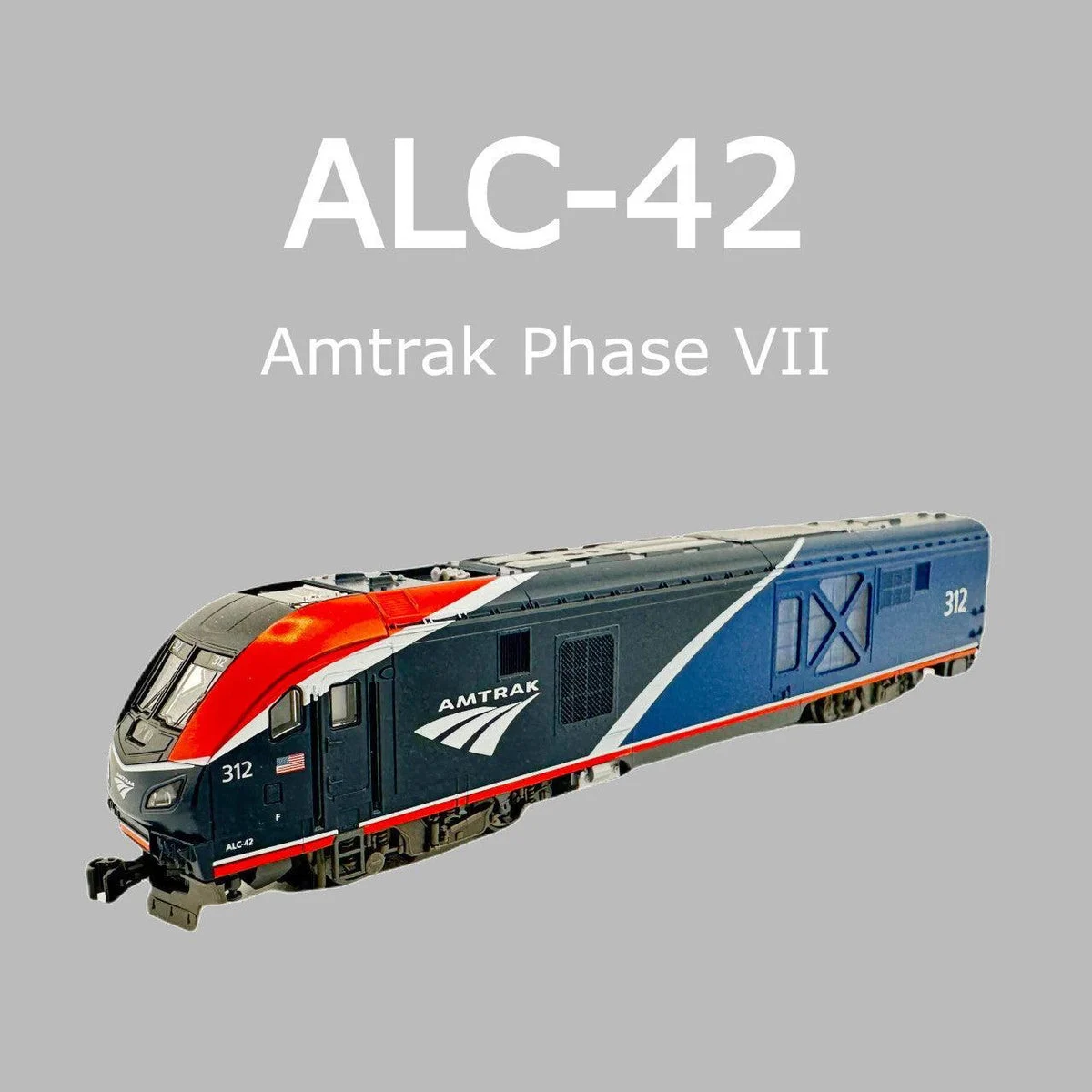 N Kato ALC-42 Charger Amtrak Phase VII 1766056