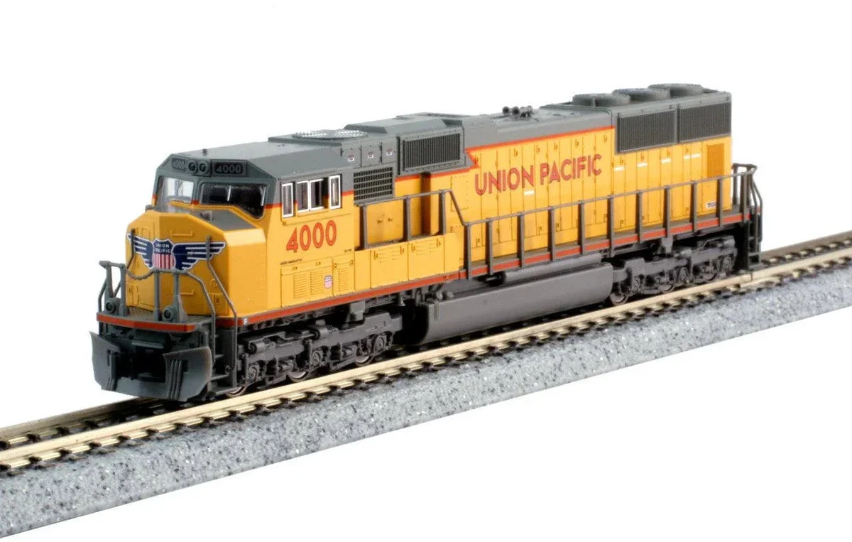 N Kato EMD SD70M Flat Radiator Union Pacific "Excursion Version" #4015 w Digitrax DCC Installed 1764015D