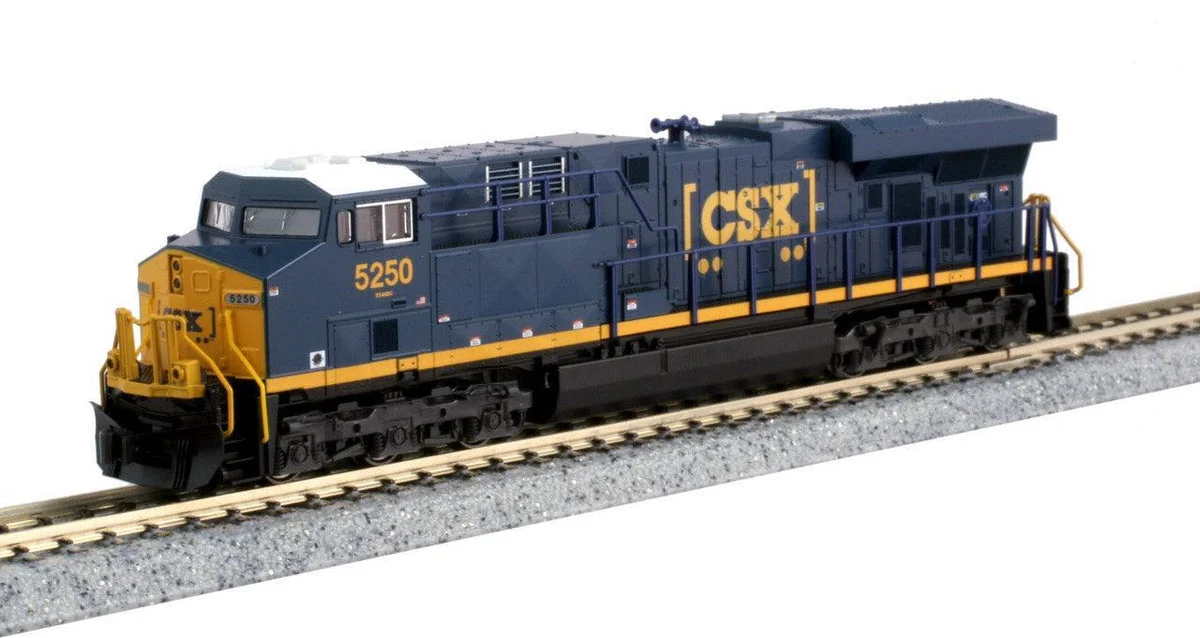 N Kato GE ES44DC "Gevo" CSX "Boxcar" #5250 w/ESU LokSound DCC Installed 1768936L