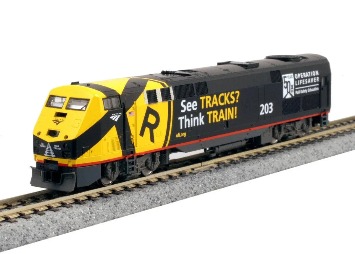 N Kato GE P42 "Genesis" Amtrak "Operation Life Saver" #203 with LokSound 1766039L