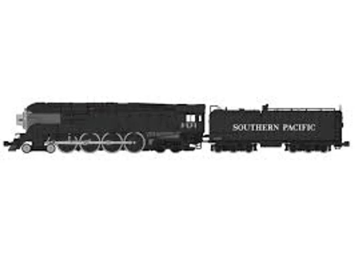 N Kato GS-4 Southern Pacific Post War Black #4445 w/Pre-Installed DCC 1260309D