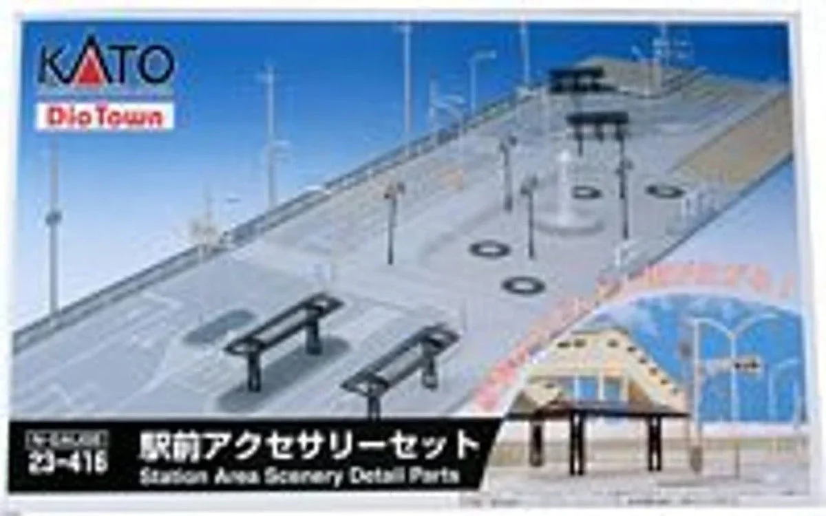 N Kato Station Area Scenery Detail Parts 23416