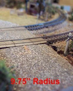 N Osborn 9.75" Radius Crossing Boards 3048 - Osborn Model Kits