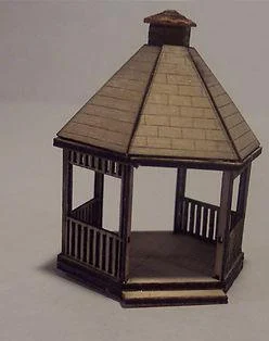 N Osborn Gazebo Kit 3081 - Osborn Model Kits
