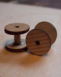 N Osborn Large Wire Reel 10pk 3018 - Osborn Model Kits