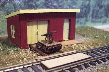 N Osborn Maintenance of Way Shed 3108 - Osborn Model Kits