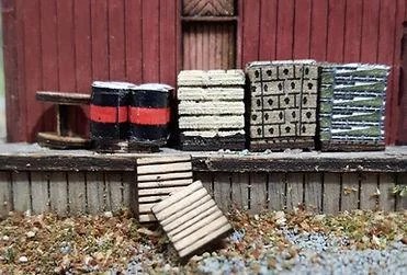 N Osborn Pallet Load Set 3127 - Osborn Model Kits