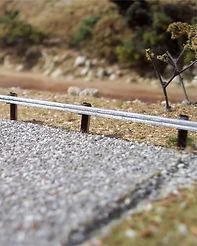 N Osborn Roadside Guard Rails Kit 3008 - Osborn Model Kits