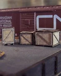 N Osborn Wooden Crates 3065 - Osborn Model Kits
