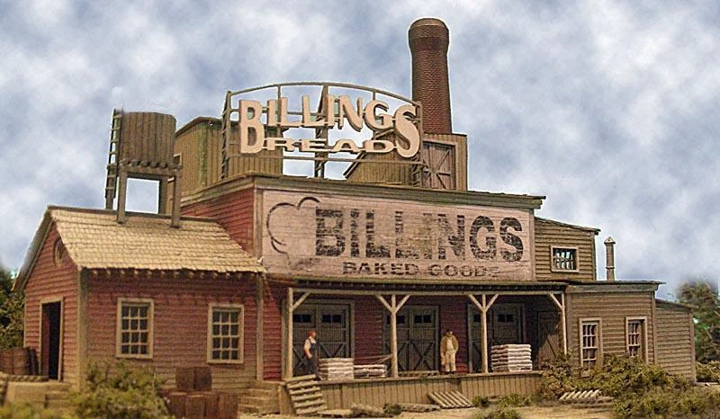 N Scale Bar Mills Billing's Baked Goods Model Kit - Bar Mills Models