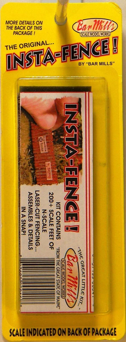 N Scale Bar Mills InstaFence Kit - Bar Mills Models