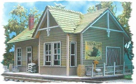 N Scale Bar Mills Whistlestop Junction 912 - Bar Mills Models
