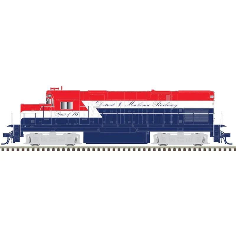 N Atlas Master C420 Silver Detroit & Mackinac Bicentennial #976 - Atlas Trains