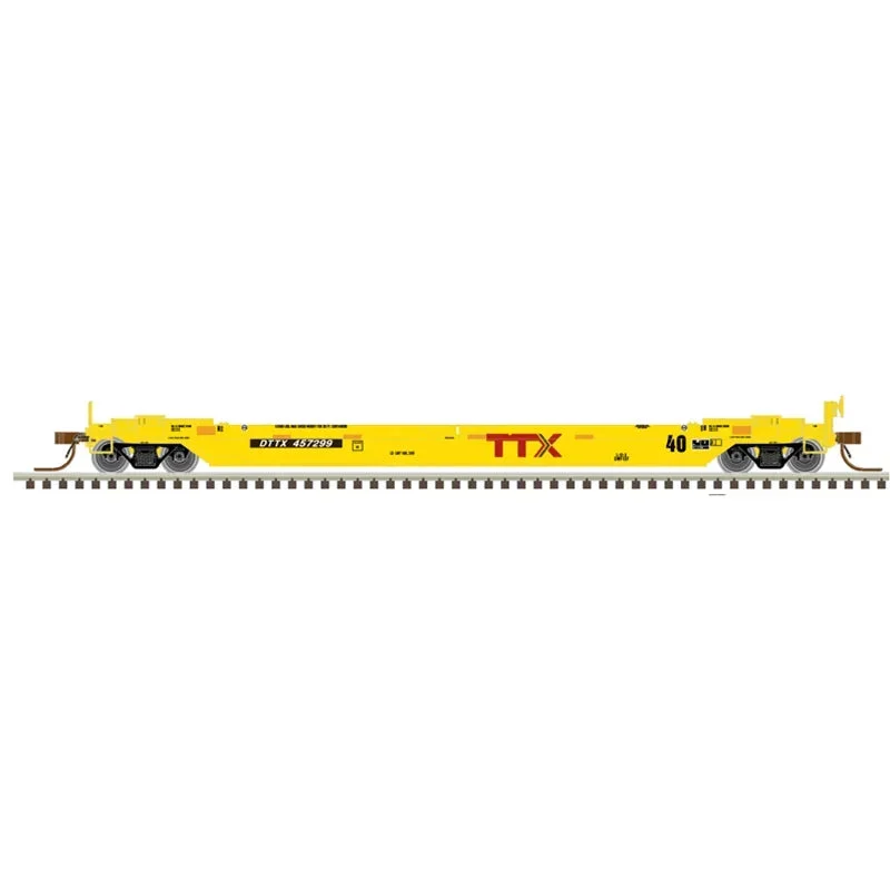 N Atlas Master 40' Rebuilt Well Car TTX [Late Repaint] #459066 - Atlas Trains
