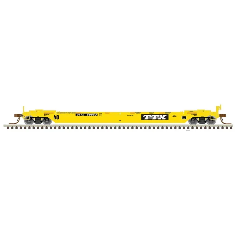 N Atlas Master 40' Rebuilt Well Car TTX [Early Logo] #59438 - Atlas Trains