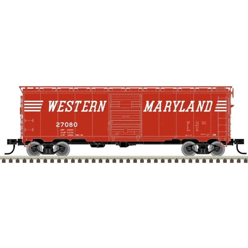 N Atlas Master 1932 ARA Box Car Western Maryland #28121 - Atlas Trains