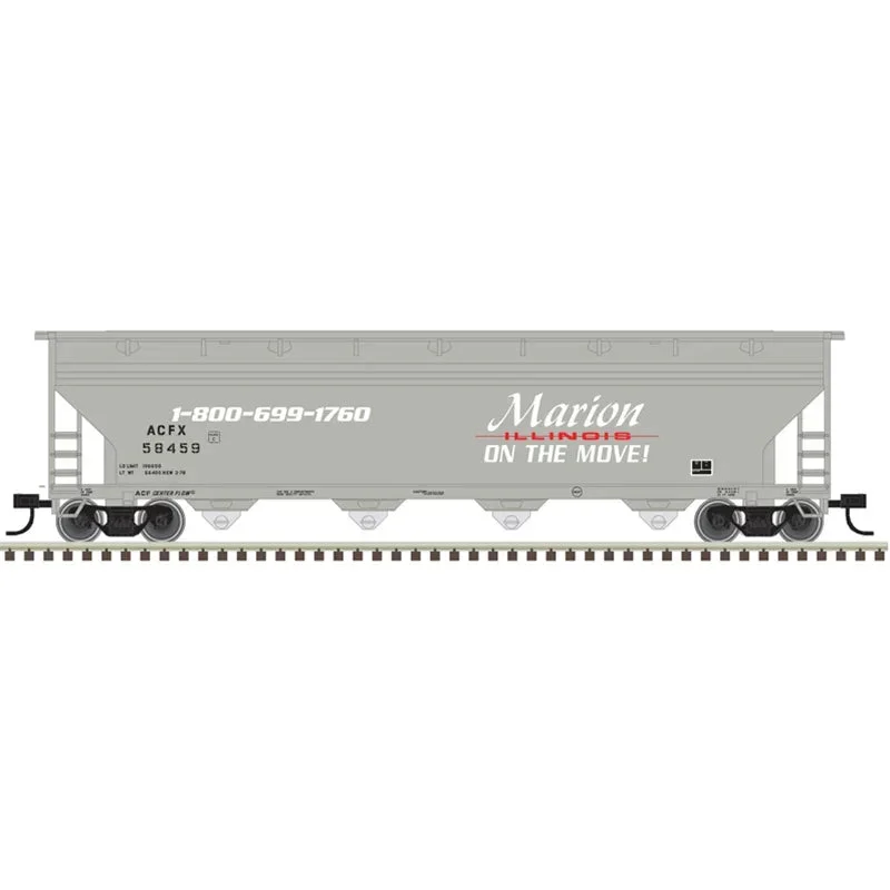 N Atlas Trainman 5250 Covered Hopper Marion IL [ACFX] #58401 - Atlas Trains