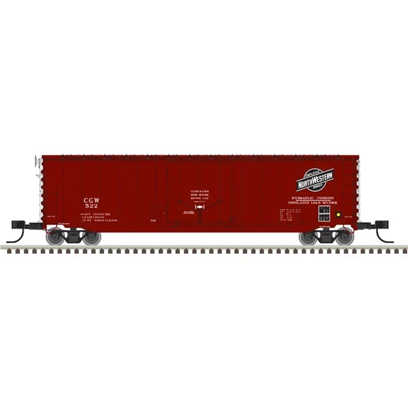 N Atlas Master GA 50' RBL Box Car Chicago Great Western [CNW] #527 - Atlas Trains