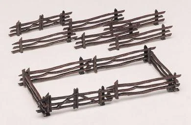 O Bachmann Rustic Fence (12 Pieces) 45984 - Bachmann Trains
