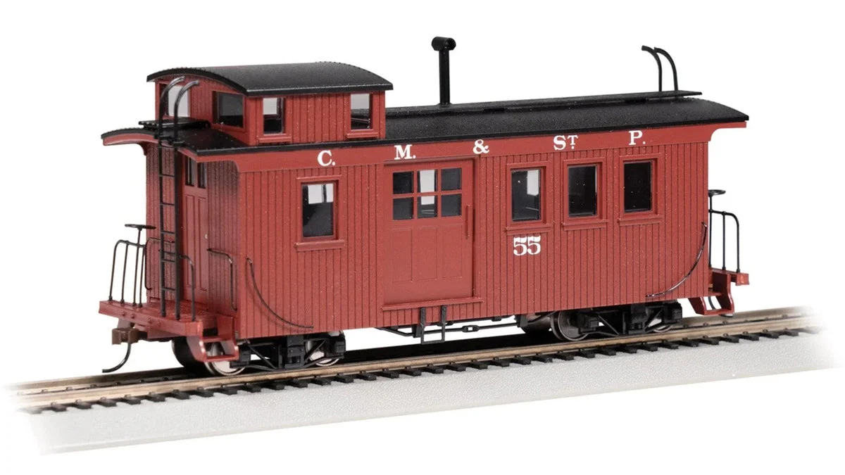 On30 Bachmann Bellevue & Cascade #55- Wood Side Door Caboose 26702