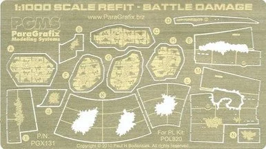 Paragrafix 1/1000 scale Refit Enterprise - Photoetched Battle