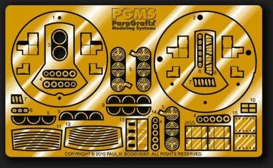 Paragrafix 1/12 Forbidden Planet Robby the Robot Photo-Etch Set for PLL