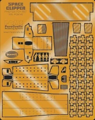 Paragrafix 1/190 Space Clipper Orion Interior/Exterior Photo-Etch Set for MOE
