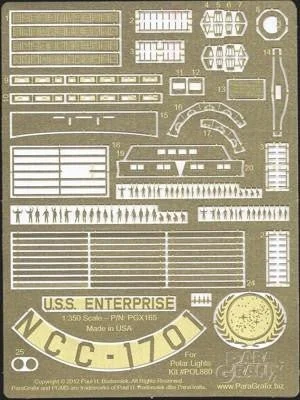 Paragrafix 1/350 USS Enterprise Supplemental Photo-Etch Set for PLL