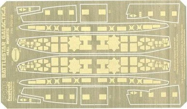 Paragrafix 1/4105 Battlestar Galactica Hull Inserts Photo-Etch Set for MOE