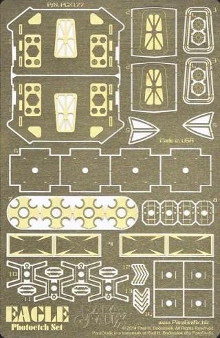 Paragrafix 1/72 Space 1999 Eagle 1 Transporter Photo Etch Set for MPC