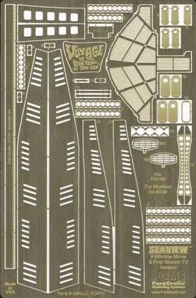Paragrafix 8-Window Seaview Photoetch Set for Moebius 1/128