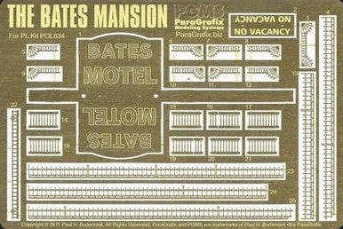 Paragrafix Bates Mansion - HO scale