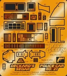 Paragrafix Blade Runner Spinner Deckards Sedan / Police Car No. 27