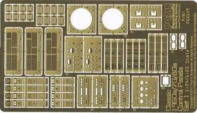 Paragrafix Classic 1960/70/80s Control Consoles, Set 1, 1/24/1/25