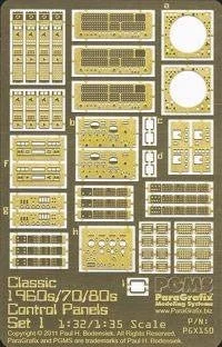 Paragrafix Classic 1960/70/80s Control Consoles, Set 1, 1/32/1/35