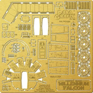 Paragrafix Perfect Grade Millennium Falcon Photoetch Set