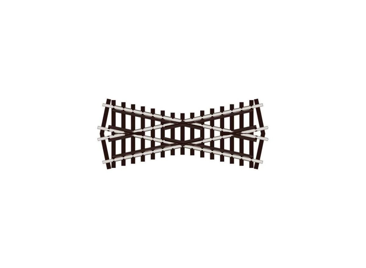 Peco HO Short Crossing Insulfrog - SL93