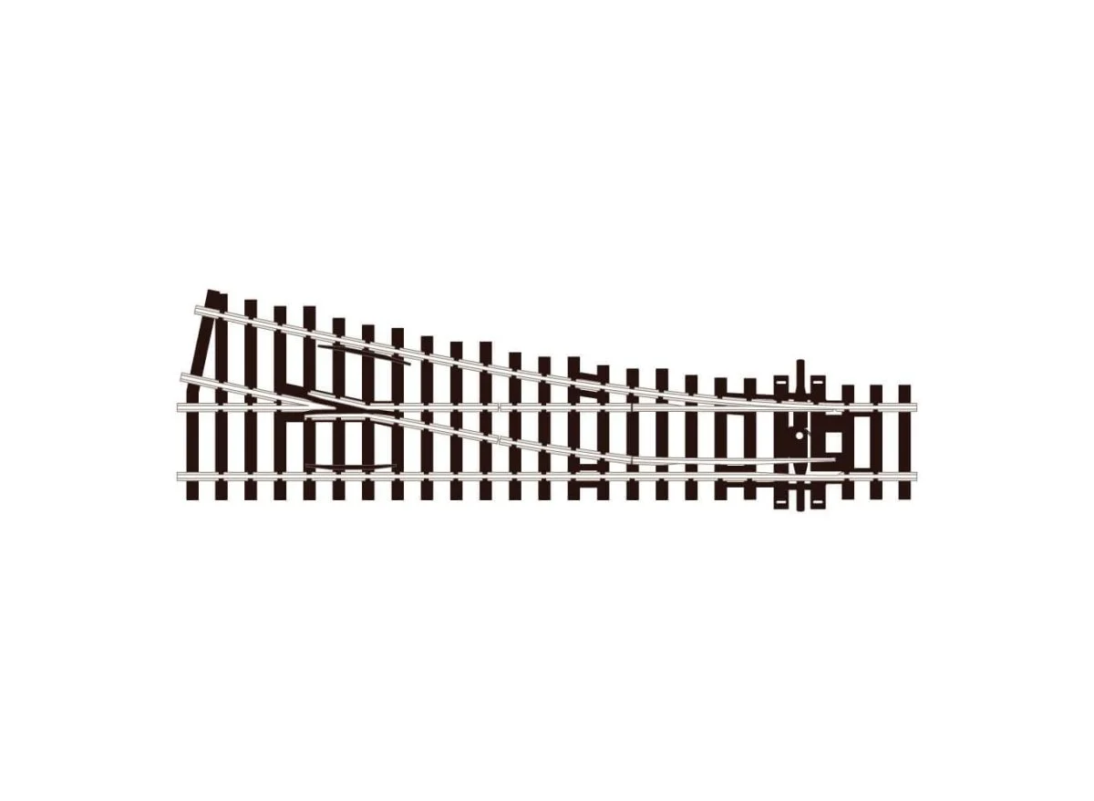 Peco HO Small Radius Righthand Insulfrog - SL91