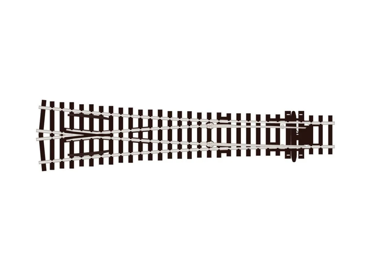 Peco HO Wye Large Radius Insulfrog - SL98