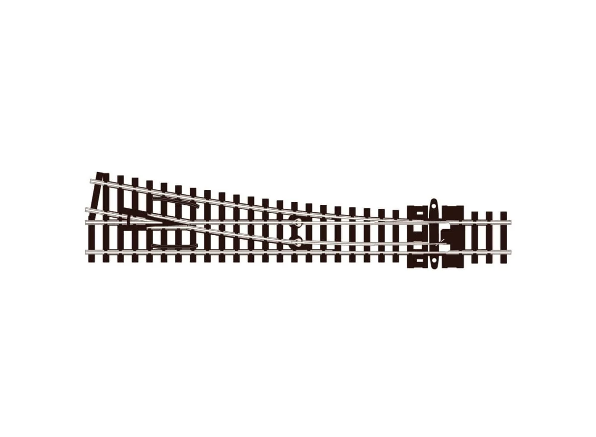 Peco N Streamline Medium Radius Turnout Righthand Code 55 Unifrog - SLU395F