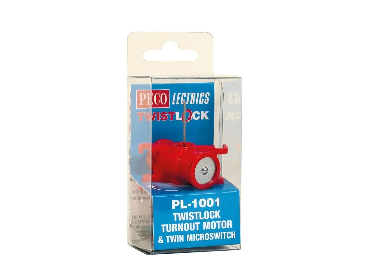 Peco Twistlock turnout Motor and Microswitch - PL1001