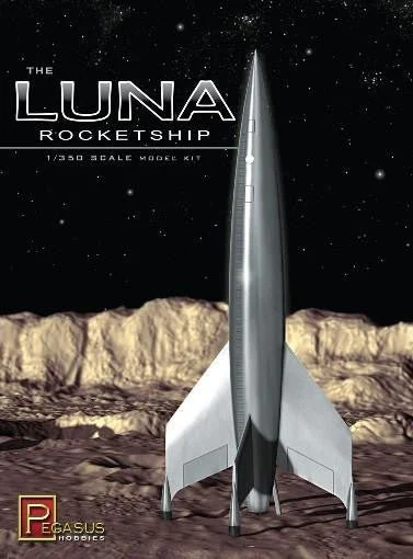 Pegasus Luna Rocketship 1:350