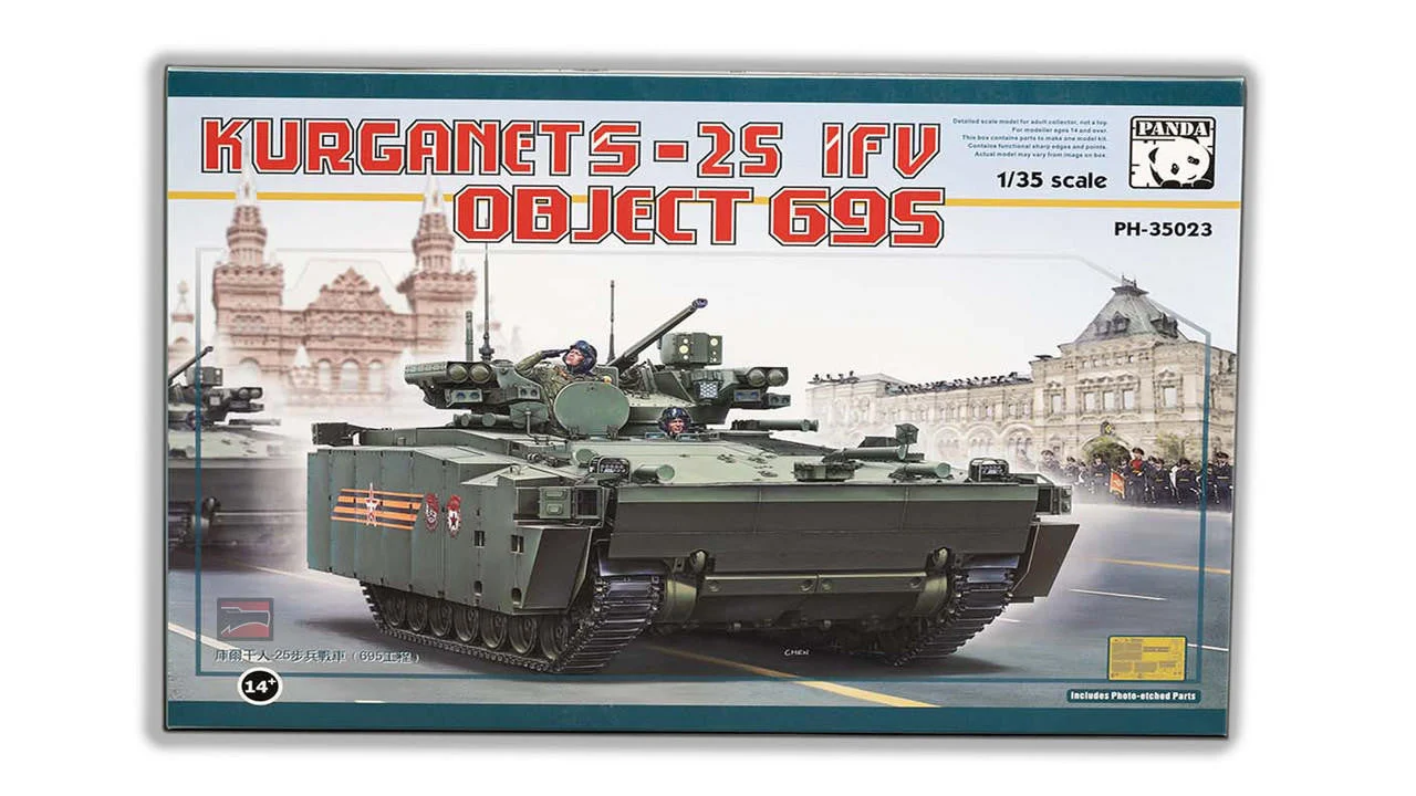 Panda Hobby 1/35 Panda Hobby BMP Object695 Kurganet-25 Plastic Model Kit