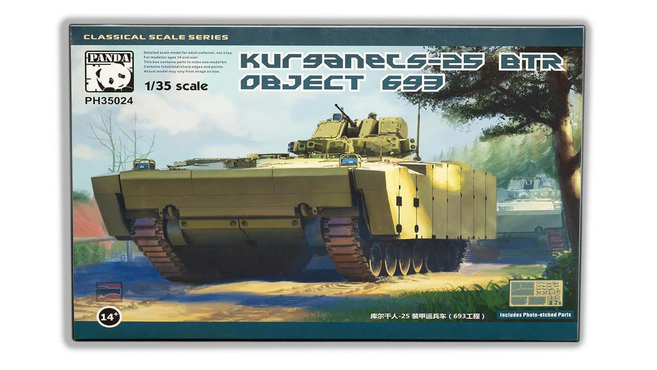 Panda Hobby 1/35 Panda Hobby BTR Object693 Kurganet-25 Plastic Model Kit